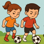 How Simple Cues Shape Young Soccer Players’ Kicks